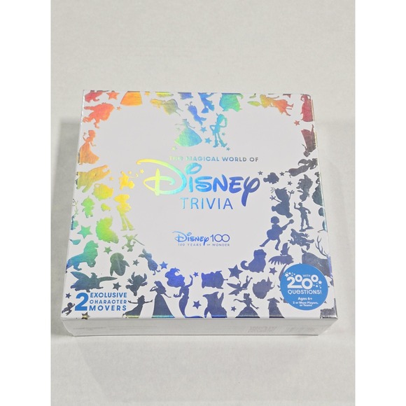 Disney Other - Disney The Magical World of Disney Trivia Kids OS White New 100 Years of Wonder